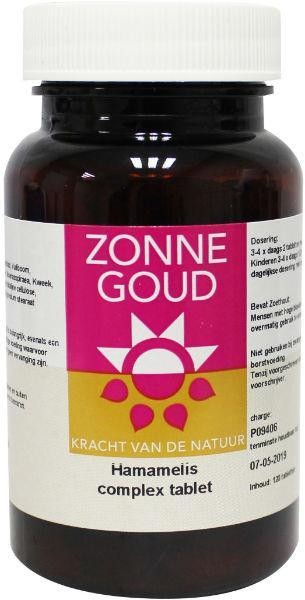 Zonnegoud Hamamelis complex (120 Tabletten)