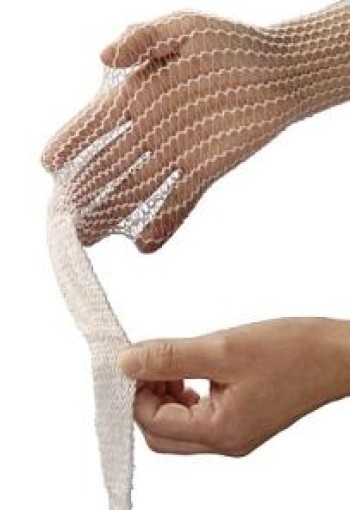 Hekanet Netverband elastisch nr. 4 hoofd/knie/bovenarm (1 Stuks)