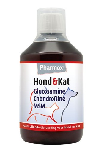 Pharmox Hond & kat glucosamine chondroitine & MSM (500 Milliliter)