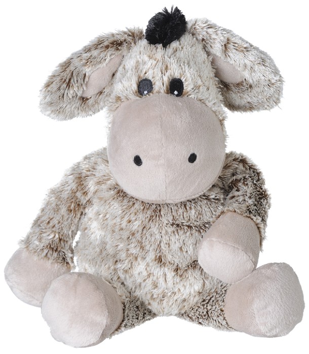 Warmies Ezel gemeleerd bruin (1 Stuks)