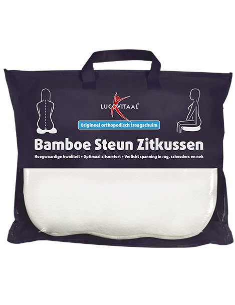 Lucovitaal Bamboe zitkussen (1 Stuks)
