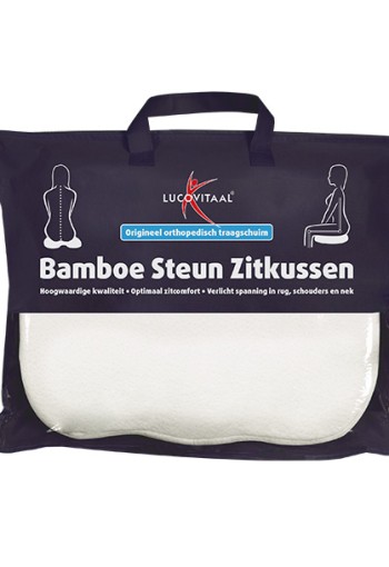 Lucovitaal Bamboe zitkussen (1 Stuks)