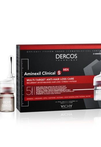 Vichy Dercos aminexil clinical 5 man (21 Stuks)