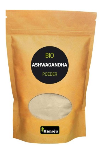Hanoju Ashwagandha organic poeder bio (500 Gram)
