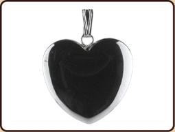 Ruben Robijn Hanger hart 20mm hematiet (1 Stuks)