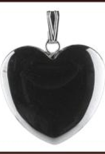 Ruben Robijn Hanger hart 20mm hematiet (1 Stuks)