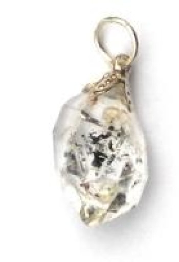 Ruben Robijn Edelsteenhanger herkimer (1 Stuks)