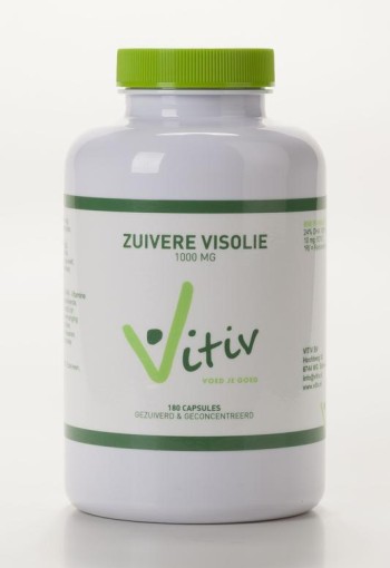 Vitiv Zuivere visolie 1000mg (100 Capsules)