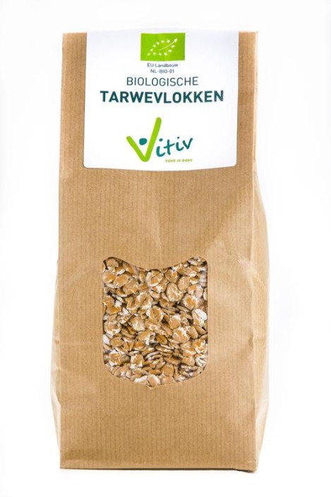 Vitiv Tarwevlokken bio (500 Gram)