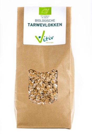 Vitiv Tarwevlokken bio (500 Gram)