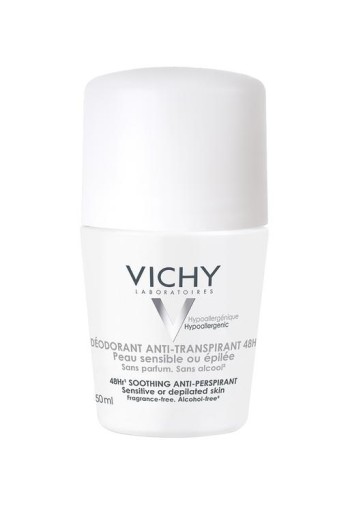 Vichy Deodorant roller gevoelige huid 48uurs bescherming (50 Milliliter)