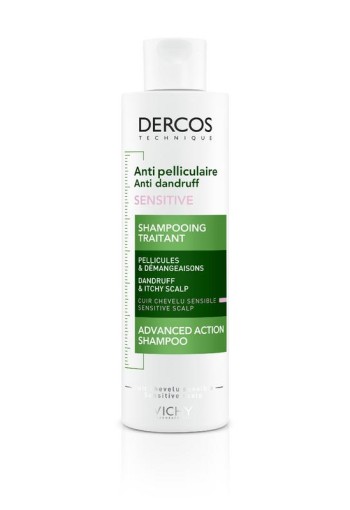Vichy Dercos shampoo anti roos gevoelige huid (200 Milliliter)