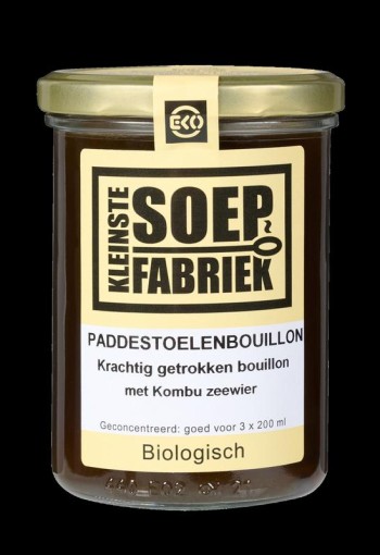 Kleinstesoepfabriek Paddenstoelbouillon bio (400 Milliliter)