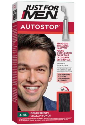 Just For Men Autostop donker bruin A45 (35 Gram)
