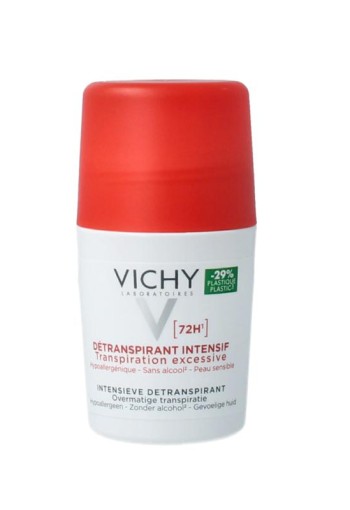 Vichy Deodorant roller overmatige transpiratie 72 uur (50 Milliliter)