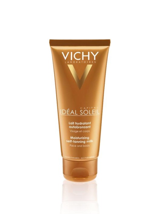 Vichy Capital soleil zelfbruiner melk gevoelige huid (100 Milliliter)