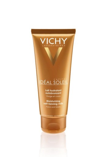 Vichy Capital soleil zelfbruiner melk gevoelige huid (100 Milliliter)