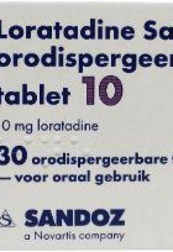 Sandoz Loratadine 10mg orotaat (30 Tabletten)