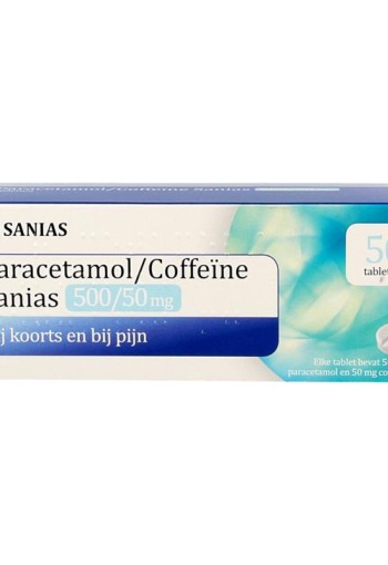 Sanias Paracetamol coffeine 500/50mg (50 Tabletten)