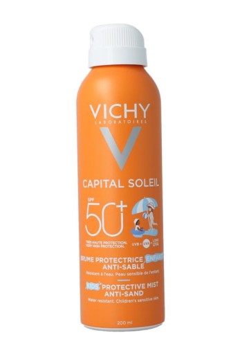 Vichy Capital soleil anti zand mist kids SPF50+ (200 Milliliter)