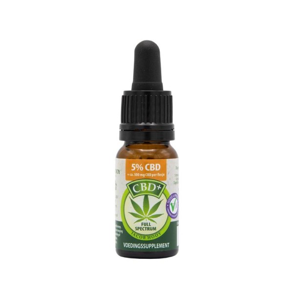 Jacob Hooy CBD plus olie 5% (10 ml)