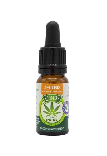 Jacob Hooy CBD plus olie 5% (10 ml)