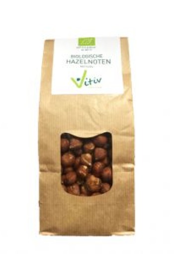 Vitiv Hazelnoten met vlies bio (500 Gram)