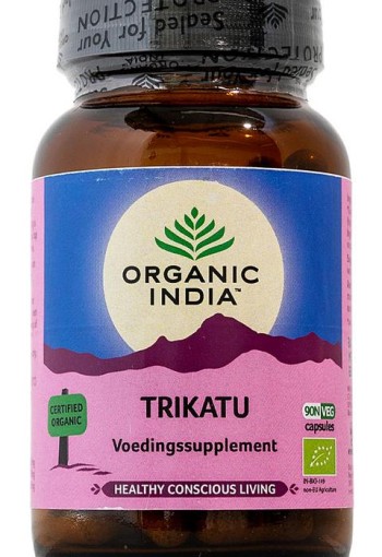 Organic India Trikatu bio (90 Vegetarische capsules)