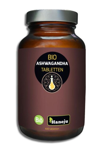 Hanoju Ashwagandha organic 500mg (600 Tabletten)