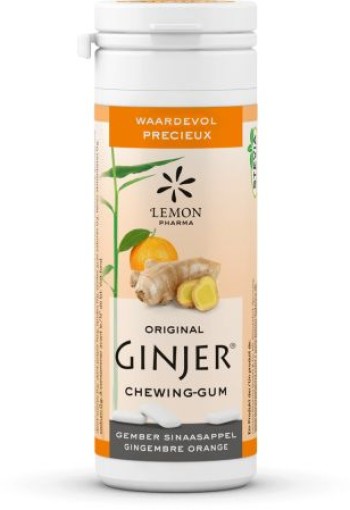 Lemon Pharma Ginjer original gember kauwgom (20 Stuks)
