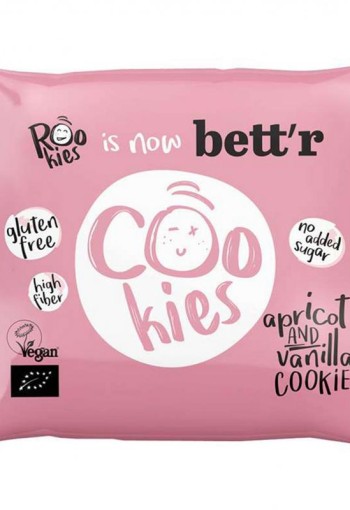 Rookies Cookie apricot & vanilla glutenvrij bio (40 Gram)