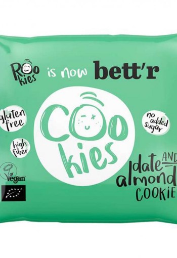 Rookies Cookie date & almond glutenvrij bio (40 Gram)