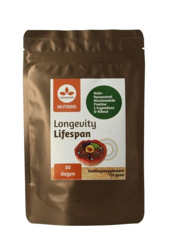 Nutrins Lifespan longevity liposomaal NAD (116 Gram)