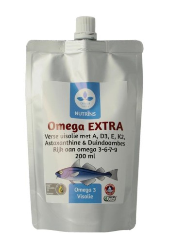 Nutrins Omega 3 extra visolie (200 Milliliter)