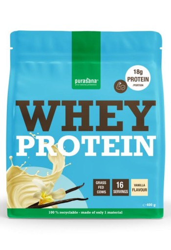 Purasana Whey proteine vanille (400 Gram)