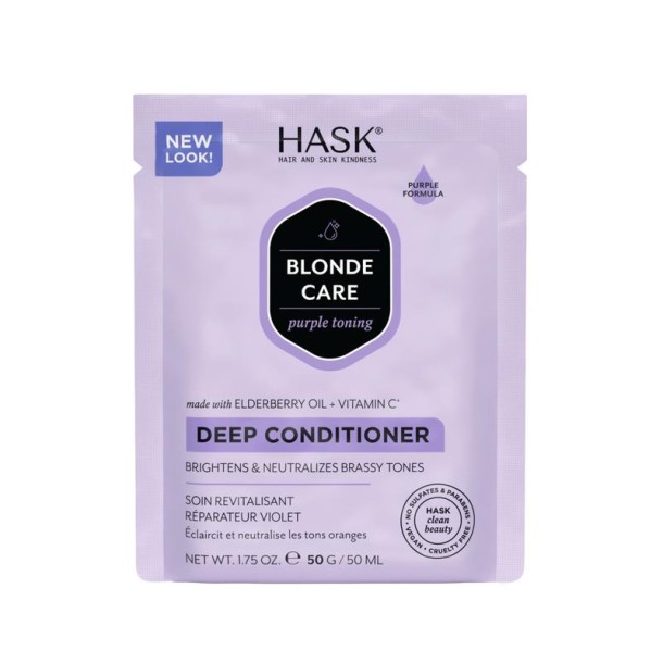 HASK Blonde care conditioner purple deep (50 Gram)