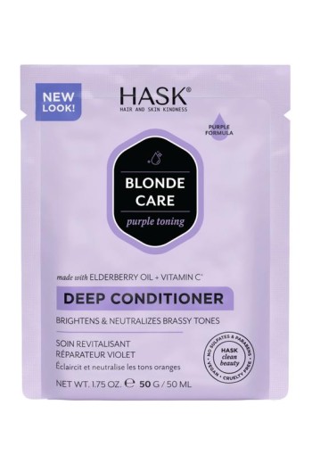 HASK Blonde care conditioner purple deep (50 Gram)
