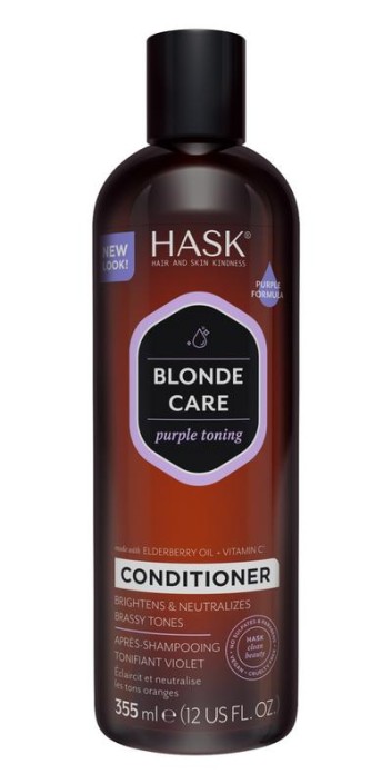 HASK Blonde care conditioner purple toning (355 Milliliter)