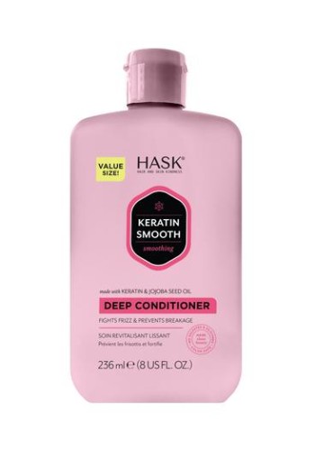 HASK Keratin smoothing deep conditioner (236 Milliliter)