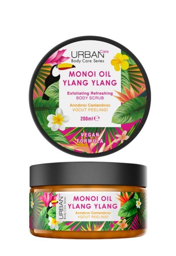 Urban Care Monoi & ylang ylang exfoliating body scrub (200 Milliliter)