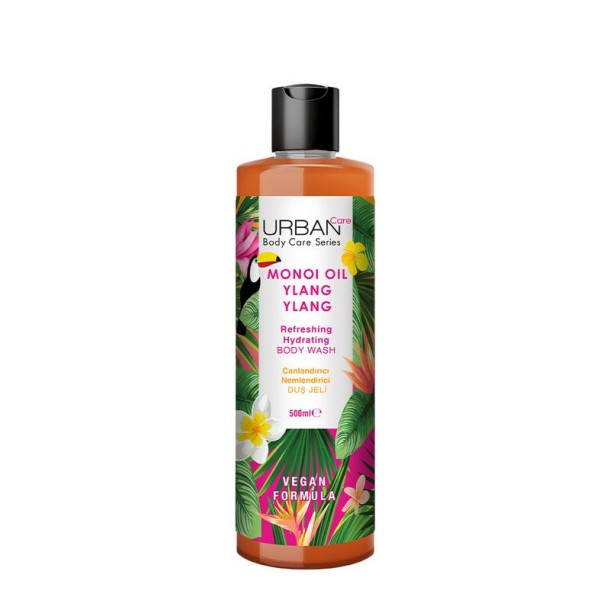 Urban Care Monoi & ylang ylang body wash refreshing (500 Milliliter)