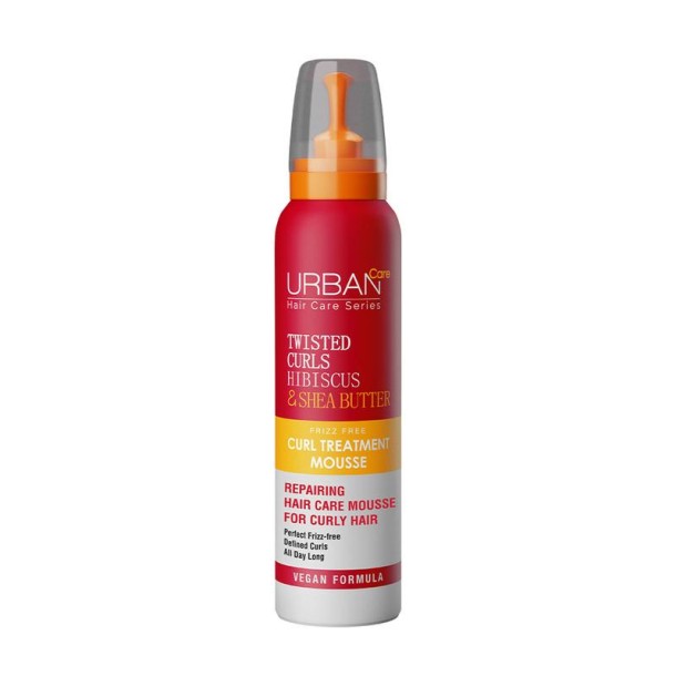 Urban Care Hibiscus & shea butter curl treatment mousse (150 Milliliter)