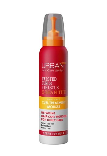 Urban Care Hibiscus & shea butter curl treatment mousse (150 Milliliter)