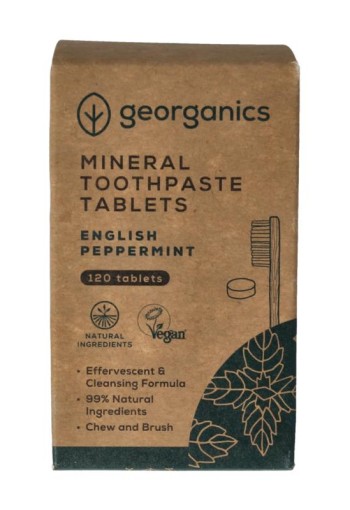 Georganics Toothpaste tablets english peppermint (120 Tabletten)