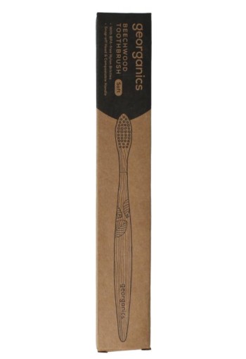 Georganics Toothbrush soft beechwood (1 Stuks)