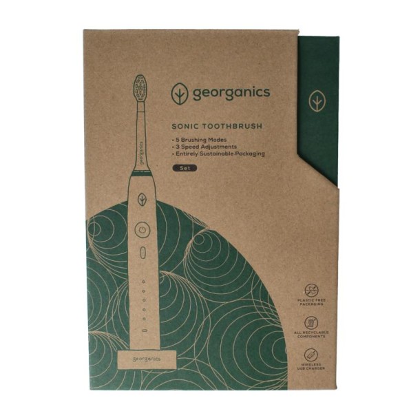 Georganics Sonic toothbrush set (1 Set)