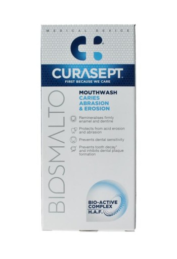 Curasept Biosmalto mondspoeling caries erosie en slijtage (300 Milliliter)