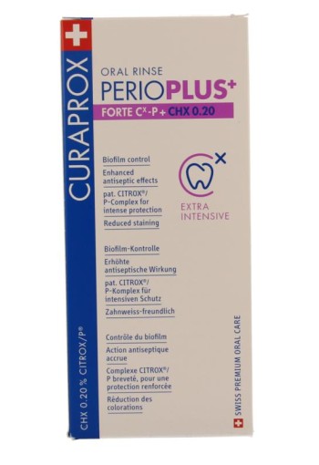 Curaprox Perio plus+ forte CHX 0.20 mondspoeling (200 Milliliter)