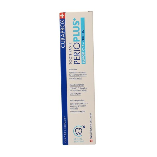 Curaprox Perio plus+ support CHX 0.09 tandpasta (75 Milliliter)