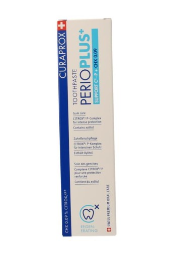 Curaprox Perio plus+ support CHX 0.09 tandpasta (75 Milliliter)